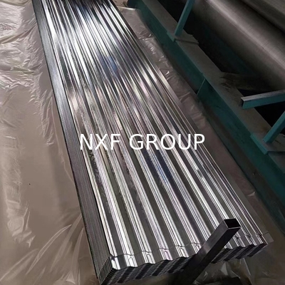 0.14-0.20MM Thickness Galvanized Coated NXF SS400 Corrugated Steel Sheets for Customized Boards