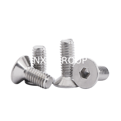 Grade S32205 Duplex 2205 M10 Stainless Steel Machine Screw Hex Socket Countersunk Head 6605- in Inch and Metric System