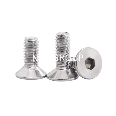 Grade S32205 Duplex 2205 M10 Stainless Steel Machine Screw Hex Socket Countersunk Head 6605- in Inch and Metric System