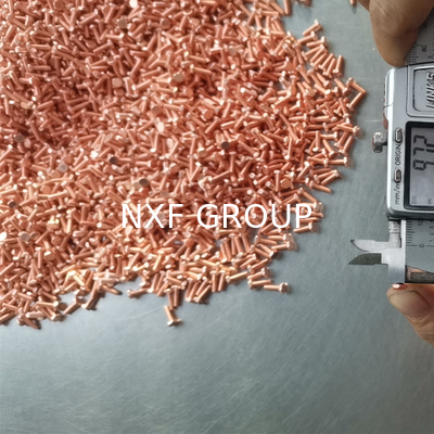 DIN933 DIN931 M3 M4 M6 M8 M10 Hex Copper Bolts C1100 T2 for Secure Fastening DIN Standard Hexagon Head Copper
