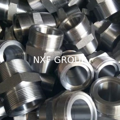 NXF ASTM B574,ASTM B619  Alloy C-4 /UNS N06455/W.Nr.2.4610 DN6-1200 Thinckess SCH10-SCH160 Thread Hexagonal Nipple