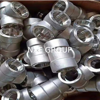 NXF DN 6-1200 Class 3000-9000 Pipe Fittings ASTM B573,ASME SB573,AMS 5771 Alloy N/UNS N10003 Socket Welding Tee