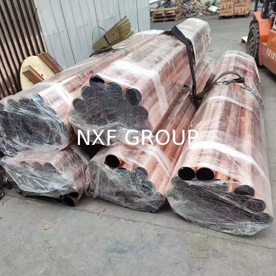 NXF GB/T 18033 EN1057 ASTM B88 Standard TP2 Cu-DHP C12200 C1220 Outside Diameter 3-800mm Wall Thickness0.2-40mm Copper Pipe