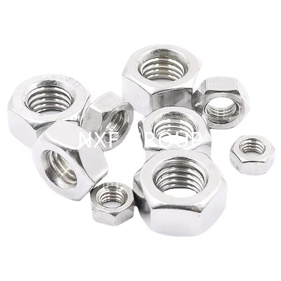 NXF DIN ISO UNI ASME Standard S32205 S31803 S32760 S32750 M6-M36 Duplex Stainless Steel fastener Hexagon Nut