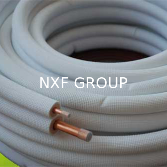 NXF Air Conditioner Insulation Pipe Customizable OD 6.3mm-22mm Wall Thickness 0.4mm-15mm Insulated Copper Tube