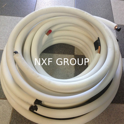 NXF Air Conditioner Insulation Pipe Customizable OD 6.3mm-22mm Wall Thickness 0.4mm-15mm Insulated Copper Tube