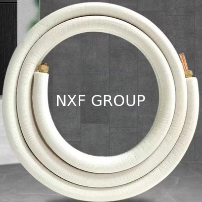 NXF Air Conditioner Insulation Pipe Customizable OD 6.3mm-22mm Wall Thickness 0.4mm-15mm Insulated Copper Tube