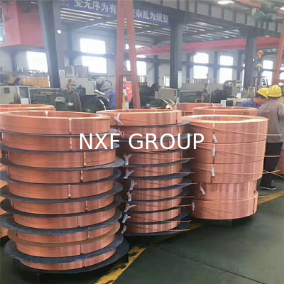 NXF GB/T 17791 ASTM B280 C12200 Cu-DHP C1220 Outside Diameter 4.76-22.22mm Wall Thickness0.50-1.15mm Copper Pancake Coil