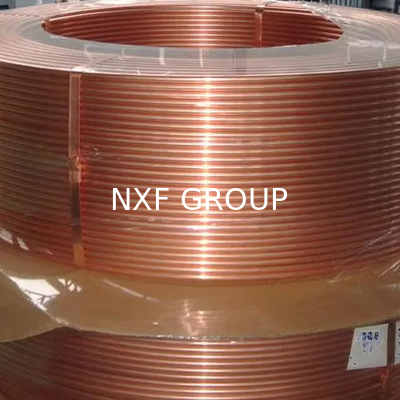 NXF GB/T 17791 ASTM B280 C12200 Cu-DHP C1220 Outside Diameter 4.76-22.22mm Wall Thickness0.50-1.15mm Copper Pancake Coil
