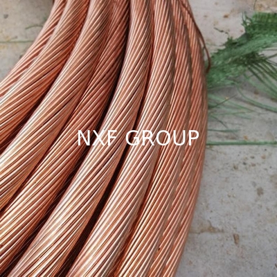 NXF GB/T 3956 IEC 60228 Standard T2 TU2 EN13602 Cu-ETP1 CW004A Diameter 0.06-25mm Copper Stranded Wire