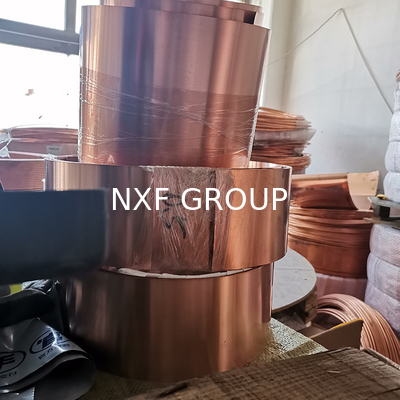 NXF ASTM DIN JIS AFNOR ISO BSI Cu-ETP C11000 C1100 Cu-a C101Thickness 0.15-5.0mm High Performance Copper Strips