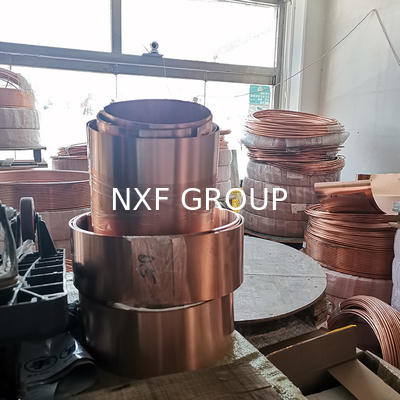 NXF ASTM DIN JIS AFNOR ISO BSI Cu-ETP C11000 C1100 Cu-a C101Thickness 0.15-5.0mm High Performance Copper Strips