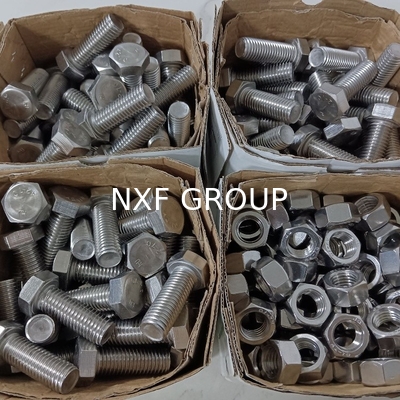 NXF DIN ISO UNI ASME Standard S32205 DUPLEX UNS S31803 M6-M36 Duplex St0ainless Steel fastener Hexagon Bolt