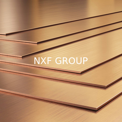 NXF Wholesale Factory Supply Cutting Sheet Plate Customizable Width 0.1-2m Thickness 0.1-200mm Copper Plate