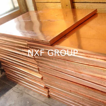 NXF Wholesale Factory Supply Cutting Sheet Plate Customizable Width 0.1-2m Thickness 0.1-200mm Copper Plate