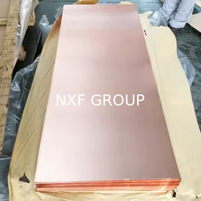 NXF Wholesale Factory Supply Cutting Sheet Plate Customizable Width 0.1-2m Thickness 0.1-200mm Copper Plate