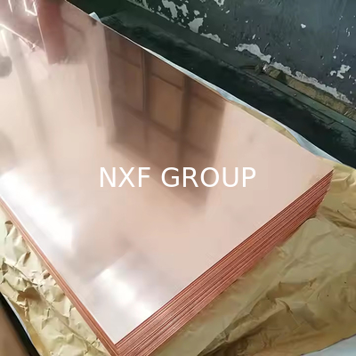 NXF Wholesale Factory Supply Cutting Sheet Plate Customizable Width 0.1-2m Thickness 0.1-200mm Copper Plate