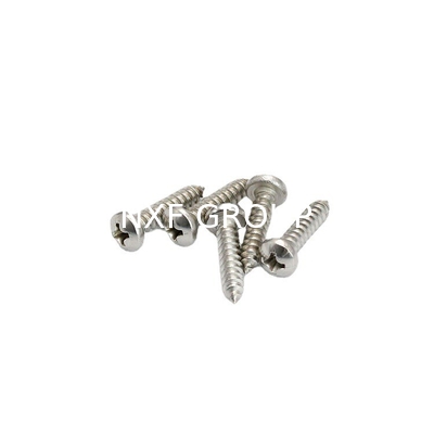 NXF Wholesale Customizable Fasteners Stainless Steel Cross Pan Head Round Head Self-Tapping Screw Threaded Screw