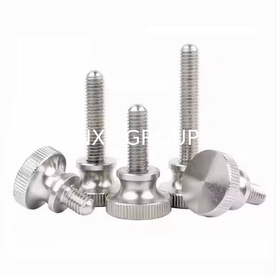 NXF ASTM A790M A479 Duplex Stainless Steel S32205 UNS S31803 S32205 DIN 1.4462 M2-M10 Round Head Knurled Thumb Screw