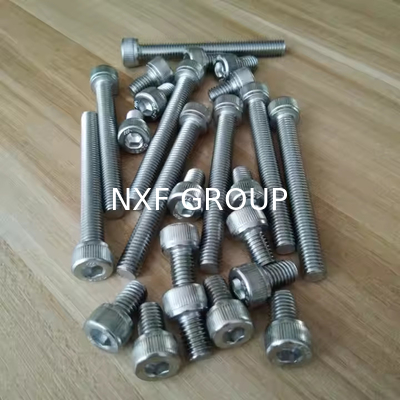 NXF Industrial 316/0Cr17Ni12Mo2/1.4401 2#-56*5/8 Stainless Steel 316 Hexagon Socket Head Cap Machine Screws Bolt