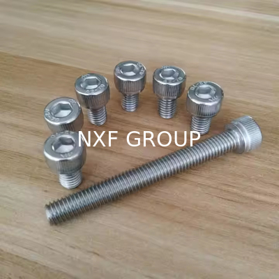 NXF Industrial 316/0Cr17Ni12Mo2/1.4401 2#-56*5/8 Stainless Steel 316 Hexagon Socket Head Cap Machine Screws Bolt
