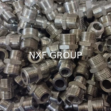 NXF Forging Technique Pipe Fittings DN 6-80 SCH 80-160 ASTM B573,ASME SB573,AMS 5771 Alloy N/UNS N10003 Hexagonal Nipple