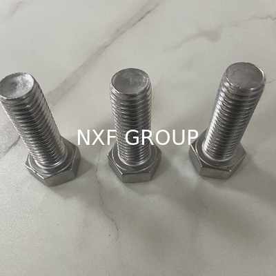NXF DIN ISO S32205 Bolts And Nuts UNS S31803 M3-M48 Duplex Stainless Steel High Strength Hexagon Bolts For Industry Fastener