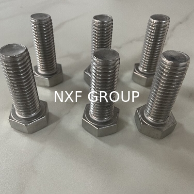 NXF DIN ISO S32205 Bolts And Nuts UNS S31803 M3-M48 Duplex Stainless Steel High Strength Hexagon Bolts For Industry Fastener