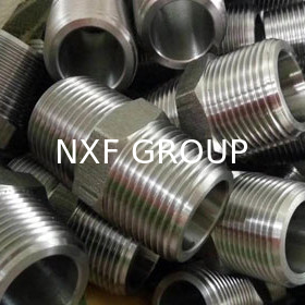 NXF Forging Technique Pipe Fittings DN 6-80 SCH 80-160 ASTM B581 Alloy G-35 Hexagonal Nipple