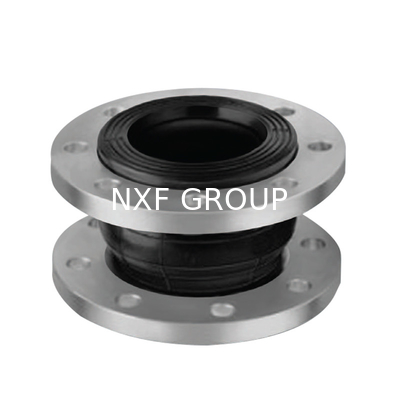 NXF DN 25-600 316/0Cr17Ni12Mo2/1.4401 Stainless Steel Flanged Type Flexible Single Sphere Rubber Expansion Joint