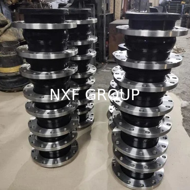NXF DN 25-600 316/0Cr17Ni12Mo2/1.4401 Stainless Steel Flanged Type Flexible Single Sphere Rubber Expansion Joint