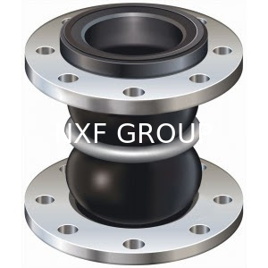 NXF DN 25-600 316/0Cr17Ni12Mo2/1.4401 Stainless Steel Flanged Type Flexible Double Ball Rubber Expansion Joint