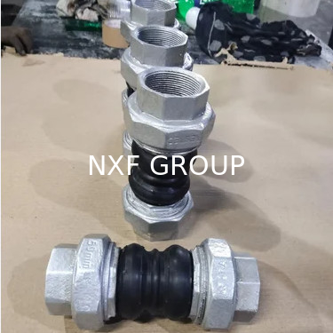 NXF DN 25-600 316/0Cr17Ni12Mo2/1.4401 Stainless Steel Flanged Type Flexible Twin Sphere Thread Union Rubber Expansion Joint