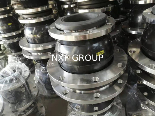 NXF DN 25-600 316/0Cr17Ni12Mo2/1.4401 Stainless Steel Pipe Fitting Flanged Type Flexible Reducing Rubber Expansion Joint