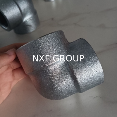 NXF ASTM UNSS31603 316L/00Cr17Ni14Mo2/1.4404 DN 15-1200 Class150-Class2500 SS 316L Socket Welding 45 Or 90 Degree  Elbow