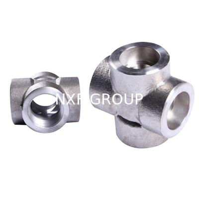 NXF ASTM UNSS31603 316L/00Cr17Ni14Mo2/1.4404 DN 15-1200 Class150-Class2500 Stainless Steel 316L Socket Welding Cross