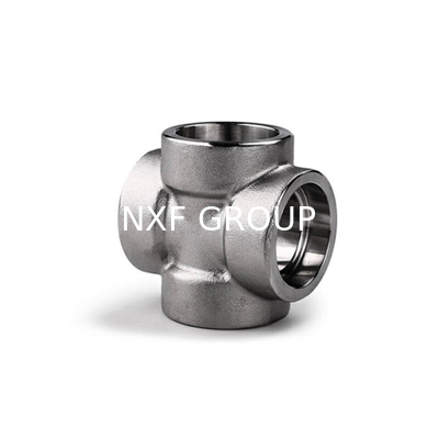 NXF ASTM A240 316H /1Cr17Ni12Mo2/31609 DN15-1200  Class 150-2500 Stainless Steel 316H Socket Welding Cross