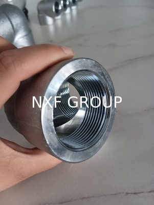 NXF ASTM UNSS31603 316L/00Cr17Ni14Mo2/1.4404 DN 15-1200 Class150-Class2500 Stainless Steel 316L Threaded 45 And 90 Degree Elbow