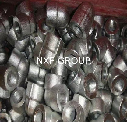 NXF ASTM UNSS31603 316L/00Cr17Ni14Mo2/1.4404 DN 15-1200 Class150-Class2500 Stainless Steel 316L Threaded 45 And 90 Degree Elbow