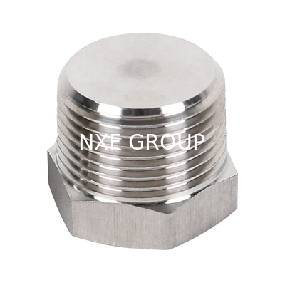 NXF ASTM A240 316H /1Cr17Ni12Mo2/31609 DN15-1200  Class 150-2500 Stainless Steel 316H Forging Threaded Hexagonal Head Plug