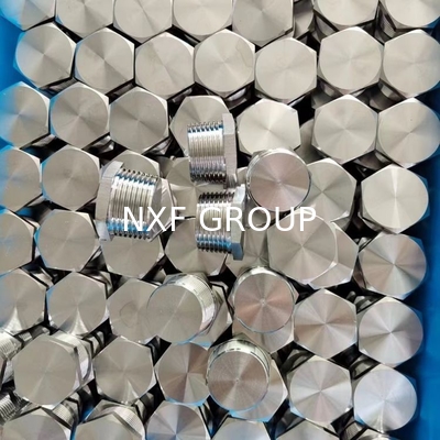 NXF ASTM A240 316H /1Cr17Ni12Mo2/31609 DN15-1200  Class 150-2500 Stainless Steel 316H Forging Threaded Hexagonal Head Plug