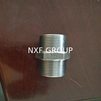 NXF ASTM UNSS31603 316L/00Cr17Ni14Mo2/1.4404 DN 15-1200 Class150-Class2500 Stainless Steel 316L Threaded Hexagonal Nipple