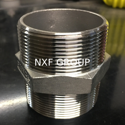 NXF ASTM UNSS31603 316L/00Cr17Ni14Mo2/1.4404 DN 15-1200 Class150-Class2500 Stainless Steel 316L Threaded Hexagonal Nipple