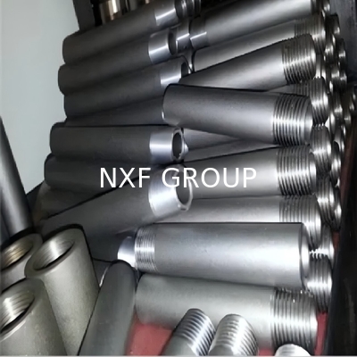 NXF ASTM UNSS31603 316L/00Cr17Ni14Mo2/1.4404 DN 15-1200 Class150-Class2500 Stainless Steel 316L Threaded Nipple