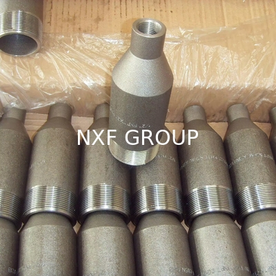 NXF ASTM A240 316H /1Cr17Ni12Mo2/31609 DN15-1200  Class 150-2500 Stainless Steel 316H Forging Threaded Swaged Nipple