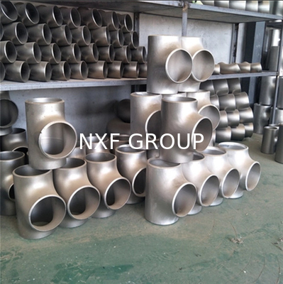 NXF ASTM UNS DIN JIS S31653 316LN/00Cr17Ni13Mo2N/s31653 DN 15-1200 SCH10-XXS SS 316LN Butt Welding Straight or Reducer Tee