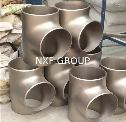 NXF ASTM UNS DIN JIS S31653 316LN/00Cr17Ni13Mo2N/s31653 DN 15-1200 SCH10-XXS SS 316LN Butt Welding Straight or Reducer Tee
