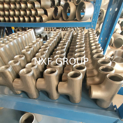 NXF ASTM UNS DIN JIS S31653 316LN/00Cr17Ni13Mo2N/s31653 DN 15-1200 SCH10-XXS SS 316LN Butt Welding Straight or Reducer Tee