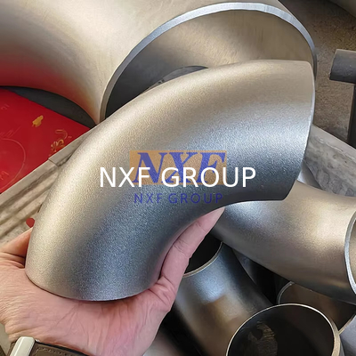 NXF ASTM JIS EN 316Ti/0Cr18Ni12Mo2Ti  DN15-1200 SCH10-XXS Stainless Steel 316Ti BW 90° or 45° L/R S/R Butt Welding Elbow