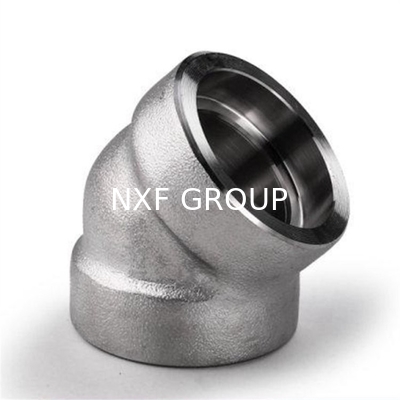 NXF ASTM JIS EN GOST 316Ti/0Cr18Ni12Mo2Ti DN15-1200  Class 150-2500 Stainless Steel 316Ti SW 90° or 45° Socket Welding Elbow